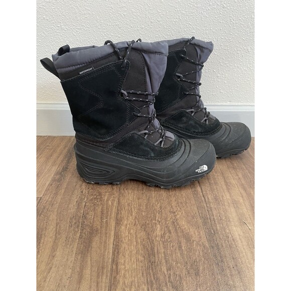 The North Face Alpenglow IV Winter Snow Boots Kids 6 Black - Picture 1 of 6